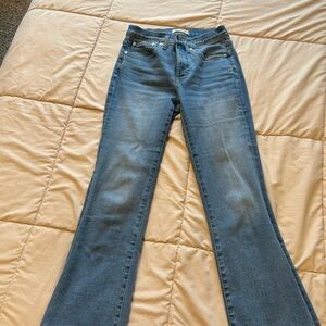 Madewell Flare Jeans in Classic Blue